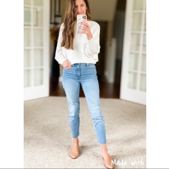 Madewell The vintage crop high waist jeans NWT - Picture 6 of 14